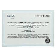Набір 6-ти кришталевих склянок для віскі Boss Crystal "Розвідка ЗСУ" (золото, срібло), фото 6