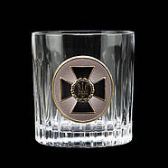 Набір 2-х склянок Boss Crystal "СБУ" (золото, срібло), фото 3