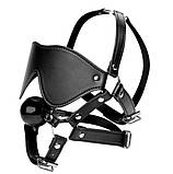 Кляп з маскою і бондажем MaskGag BDSM, фото 5