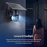 Зовнішня поворотна IP камера із сонячною панеллю Shiwojia (Inqmega) ST-516C-4M-4G, фото 5