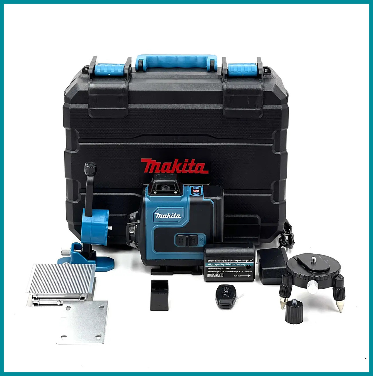 Лазерний рівень 4D MAKITA SKR200Z (ТОП зелений промінь) нівелір 16 ліній bs