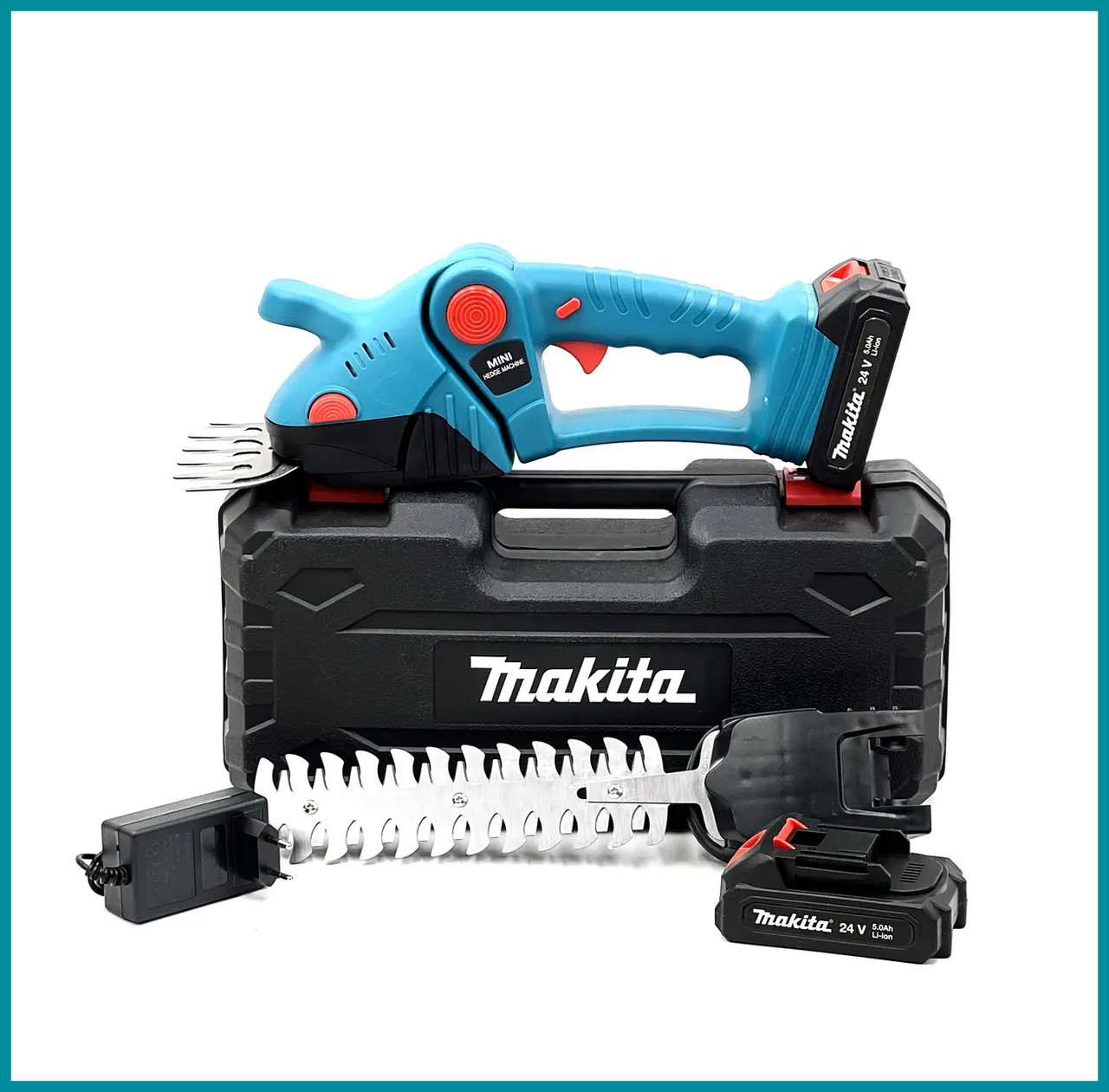 Акумуляторні ножиці-кущоріз Makita DUM200DZ (24V 5AH) Електроножиці для трави Макіта bs
