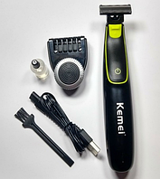 Электробритва мужская для бороды Kemei Km-661, аккумуляторная бритва для лица электрическая