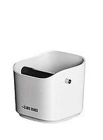 Нок-бокс для кавової макухи MHW-3BOMBER, knock box настільний, 1.2 л, Білий, пластиковий, для бариста