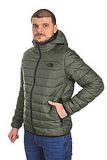 Куртка чоловіча демісезонна The North Face 24-N286 хакі, фото 4