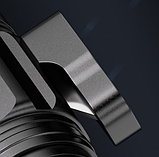 Ліхтар ручний 4XHP360, 1х18500, індикація заряду, магніт, стропоріз, Type-C, фото 9