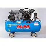 Компресор ALFA ALC-100-2 3,8 кВт. 100 літрів, фото 2
