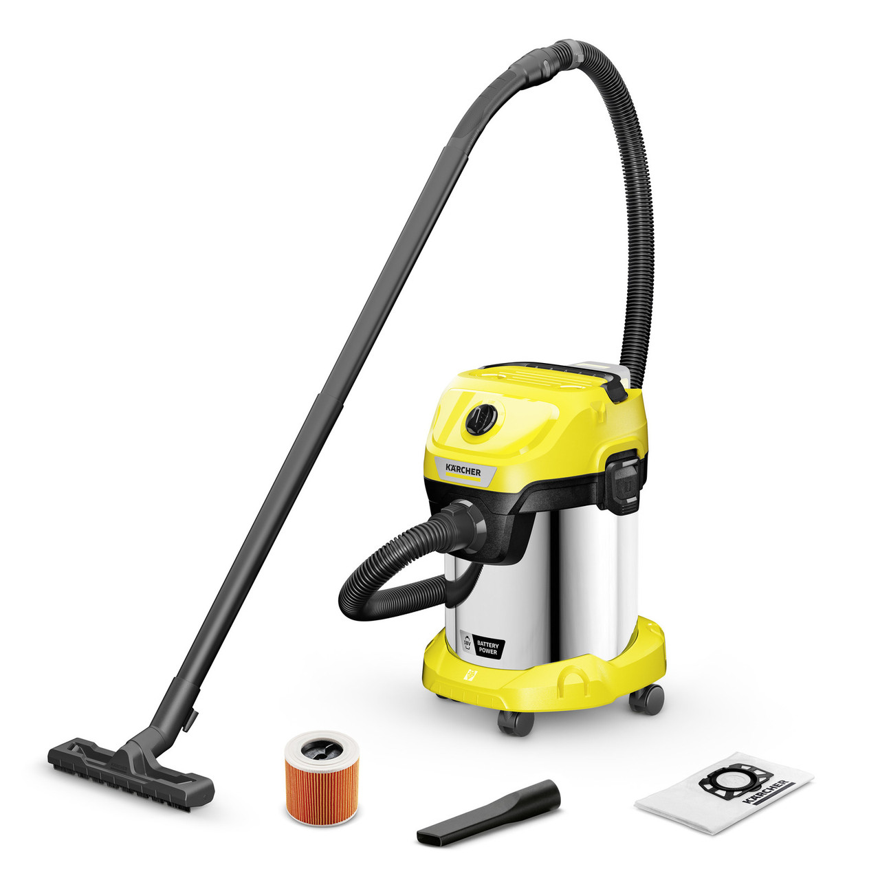 Акумуляторний пилосос Karcher WD 3-18 S V-17/20 БЕЗ АКБ і ЗП!!!