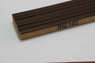 Пробковий компенсатор (поріжок), 10 мм, RG-102 Темний горіх