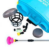 Обприскувач акумуляторний JANSVARKA-12(А) 12 л 12В з розсувною вудкою 115 см і комплектом насадок, фото 2