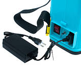 Обприскувач акумуляторний JANSVARKA-12(А) 12 л 12В з розсувною вудкою 115 см і комплектом насадок, фото 5