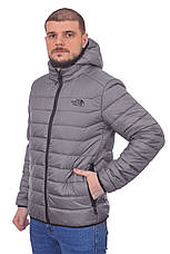 Куртка чоловіча демісезонна The North Face 24-N286 сіра, фото 4