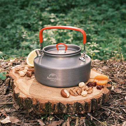 Туристичний алюмінієвий чайник Naturehike NH17C020-H (1,45 л), фото 1