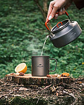 Туристичний алюмінієвий чайник Naturehike NH17C020-H (1,45 л), фото 5