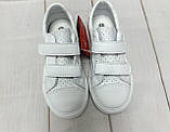 Білі шкіряні дитячі кеди Apawwa  з перфарацією  20-23, фото 3