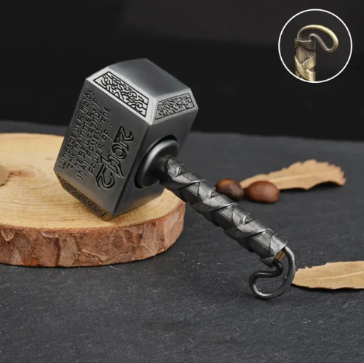 Антистрес спіннер THOR HAMMER іграшка з металу фіджет Молот Тора EDC