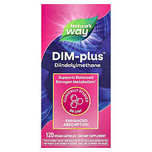 Комплекс для метаболізму естрогенів Nature's Way "DIM-plus Estrogen Metabolism" (120 капсул)