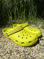 Крокси Crocs Classic Clog M8/W10 41-42р. 26 см Лимонний (оригінал)