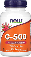 Вітамін С NOW Foods C-500 Calcium Ascorbate-C 250 капс