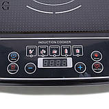 Індукційний набір 3в1: плита + каструля + еко-супниці, фото 4