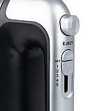 Міксер ручний 2 в 1 підставка та охолодження 5 режимів швидкості 2 насадки 350 Вт Sokany SK-6627, фото 3