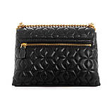 Жіноча сумочка Guess на плече (787080) чорна, фото 4