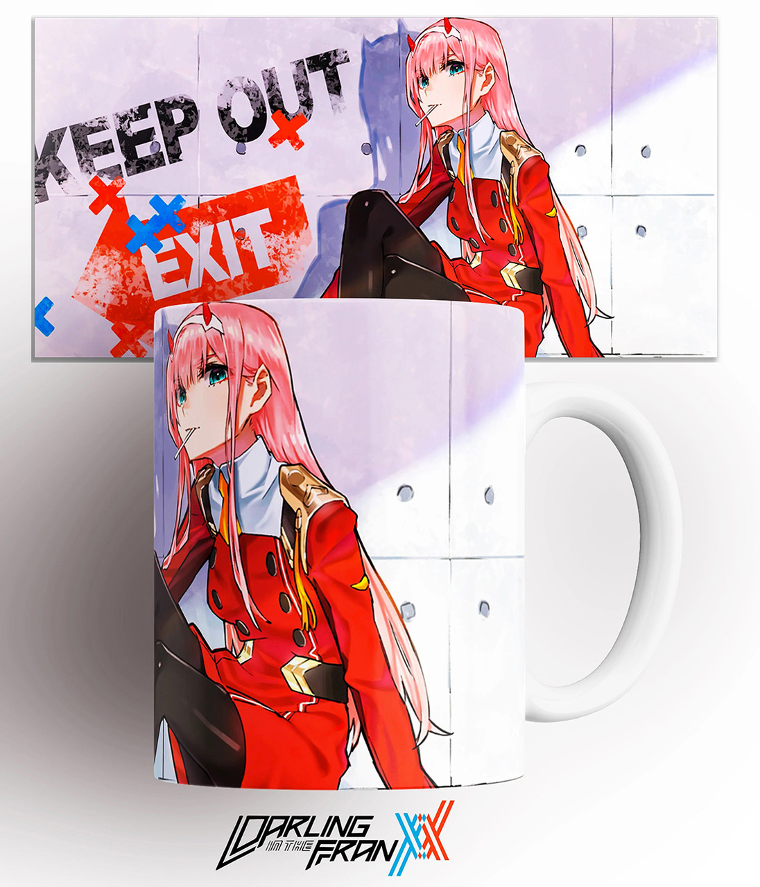 Чашка аніме «Darling in the Franxx 1»