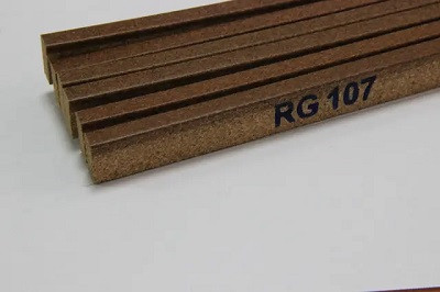 Пробковий компенсатор (поріжок), 10 мм, RG-107 Горіх