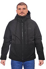 Куртка чоловіча демісезонна The North Face 24-S8932 чорна, фото 3