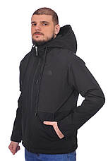 Куртка чоловіча демісезонна The North Face 24-S8932 чорна, фото 6