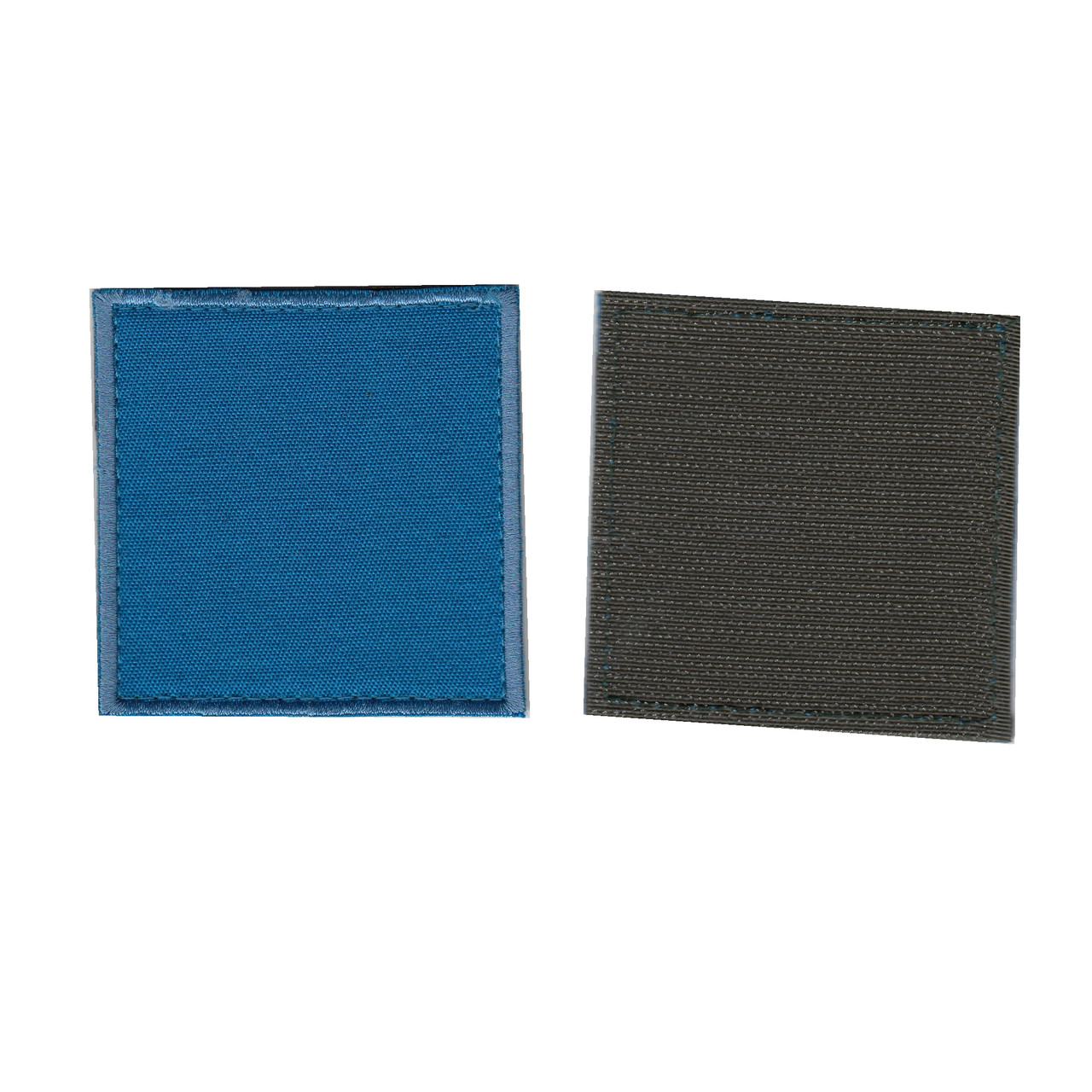 Шеврон військовий / армійський, заглушка, синій, ЗСУ.  7,5 см *7,5 см, фото 1