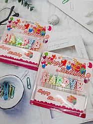 Свічки в торт Happy Birtday