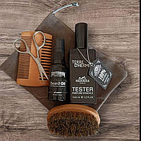 Набор ухода за бородой с брендовым парфюмом Terre D Hermes