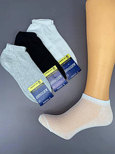 Шкарпетки Х/Б короткі сітка 27 (41-42 взуття) 12 пар/уп.