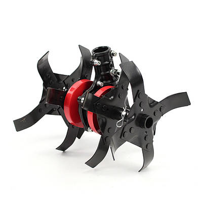 Насадка культиватор ST-03 для мотокоси (28мм, 9 шліців) з посиленим редуктором на підшипниках