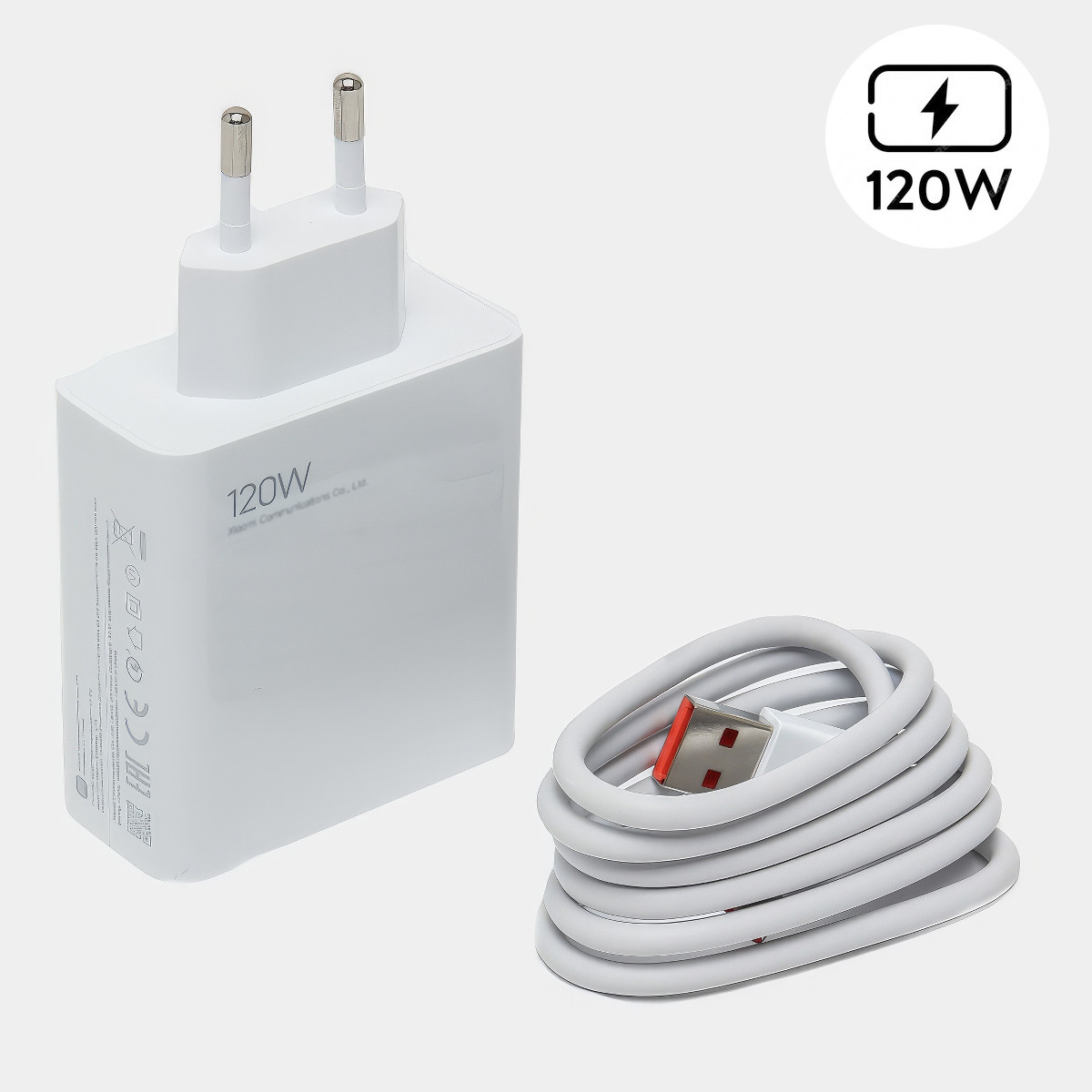 Мережевий зарядний пристрій на 120W для телефону Power Adapter AR-9172, зарядка з кабелем Type-C