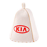 Банная шапка Luxyart "Kia", натуральный войлок, белый (LA-187) af