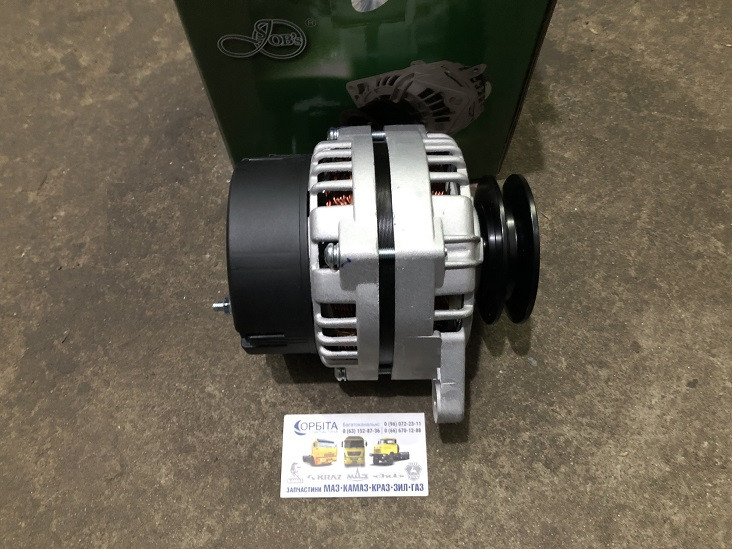 283701073 Генератор 28 В, 60 А, 1540 Вт; МАЗ 4370 (двіг. Д-245.30Е2-715, -716, Д260.5) (Юбана) 3232.3771-10, фото 1