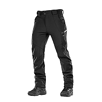M-Tac штаны Soft Shell Winter Black, тактические штаны, брюки, зимние штаны для военных, армейские черные ONY