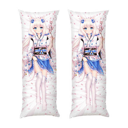 Дакімакура подушка-обіймашка «Vanilla. Neko girl. Anime Nekopara», фото 1