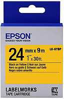 Картридж с лентой Epson LK6YBP принтеров LW-700 Pastel Blk/Yell 24mm/9m