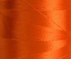 Нитка шовк для машинної вишивки embroidery 120den. №D-135 оранж.яр 3000 ярд