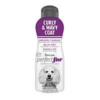 Шампунь для собак з кучерявою та хвилястою вовною TropiClean Perfect Fur Curly & Wavy Coat, 473 мл