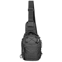 Camotec сумка ADAPT Black, военная сумка через плечо, тактическая сумка черная, мужская сумка, армейская ONY