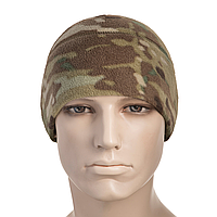 M-Tac шапка Watch Cap фліс (260г/м2) MC, военная флисовая шапка, тактическая шапка мультикам, зимняя шапка ONY