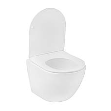 Комплект 4 в 1: Інсталяція Grohe Rapid SL 3 в 1 38772001 + Унітаз безобідковий Kroner Harz WHI483632 TORNADO, фото 6