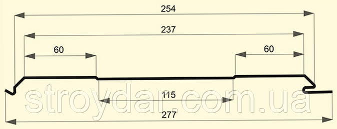 Металлосайдинг Доска Дуб и Золотой Дуб 0.4 Принтек - фото 7 - id-p414133588