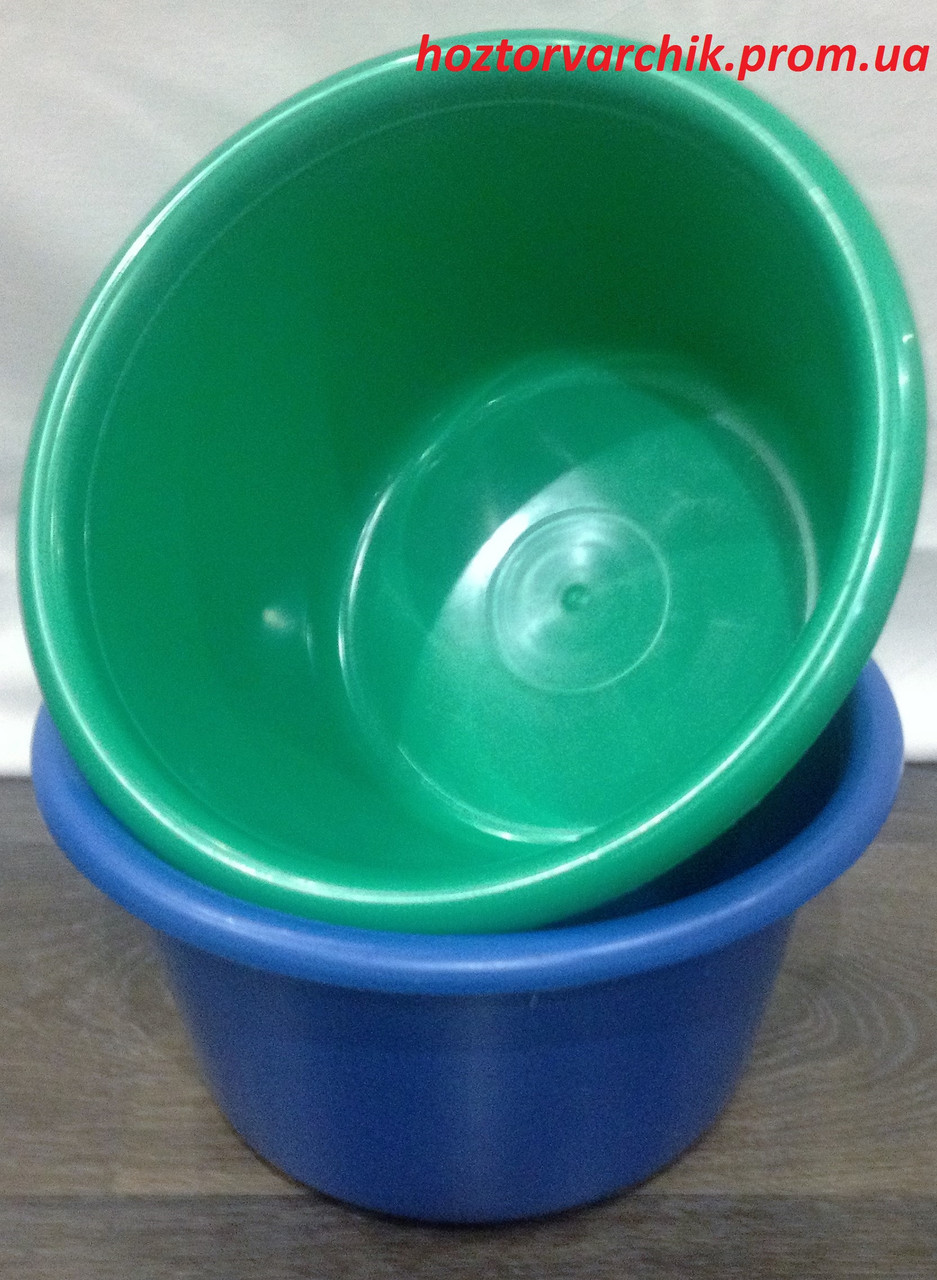 Таз пластиковий 5 літрів Ø 28.5 см h = 16 см (Юніпласт)