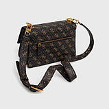 Жіноча сумочка Guess на плече (841619) коричнева, фото 4