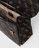 Жіноча сумочка Guess на плече (841619) коричнева, фото 3